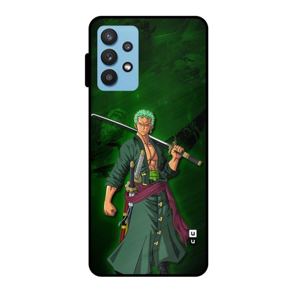 Zoro Ready Metal Back Case for Galaxy M32 5G