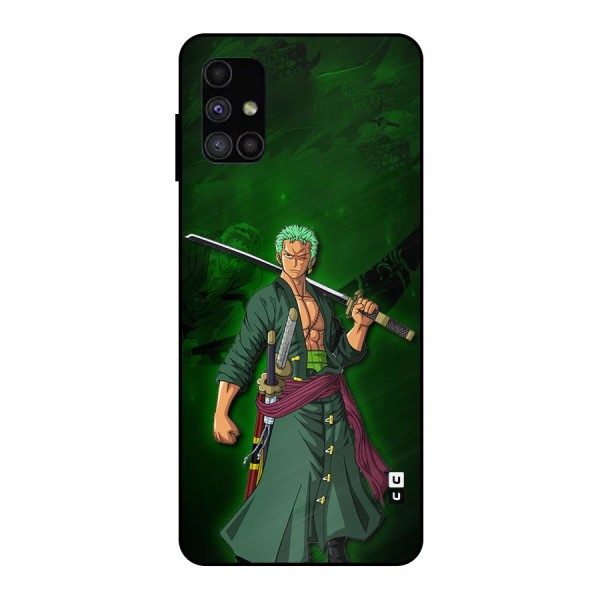 Zoro Ready Metal Back Case for Galaxy M51