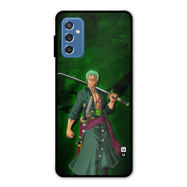 Zoro Ready Metal Back Case for Galaxy M52 5G