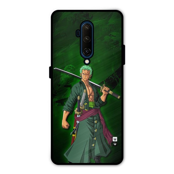 Zoro Ready Metal Back Case for OnePlus 7T Pro