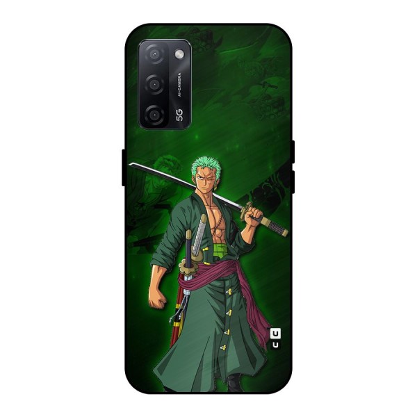 Zoro Ready Metal Back Case for Oppo A53s 5G