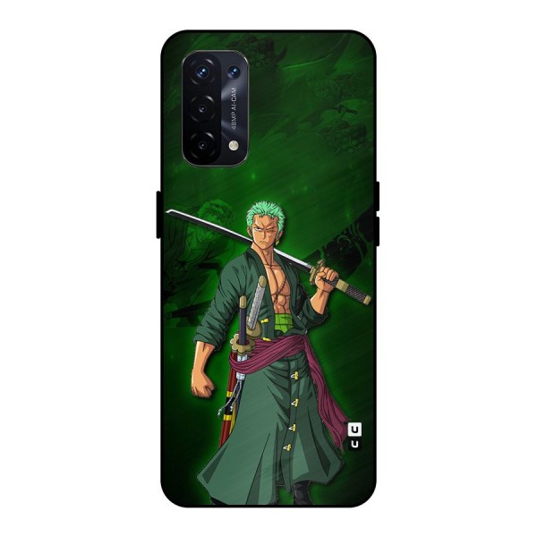 Zoro Ready Metal Back Case for Oppo A74 5G