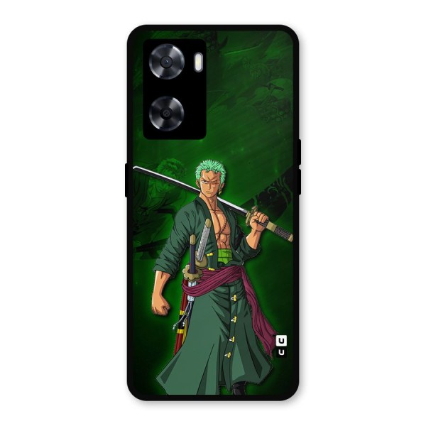 Zoro Ready Metal Back Case for Oppo A77s