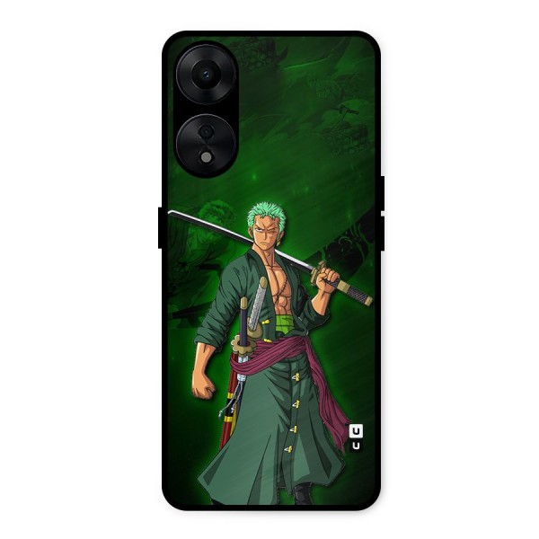 Zoro Ready Metal Back Case for Oppo A78 5G