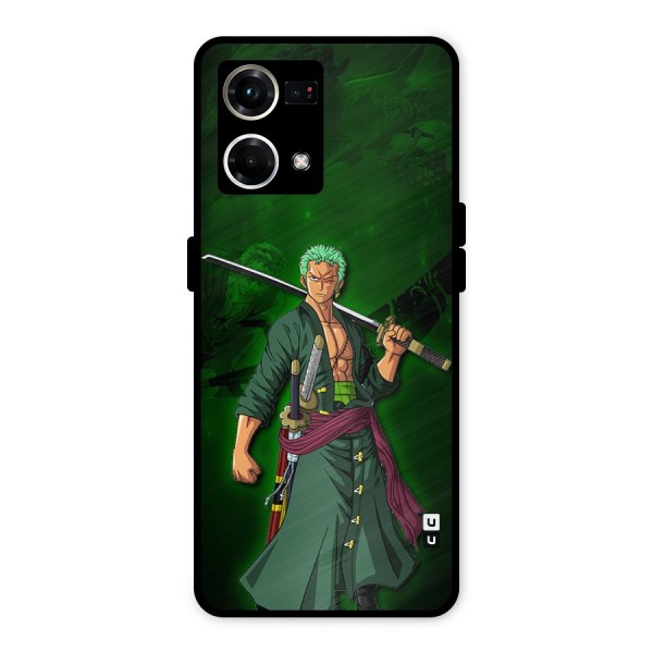 Zoro Ready Metal Back Case for Oppo F21 Pro 4G