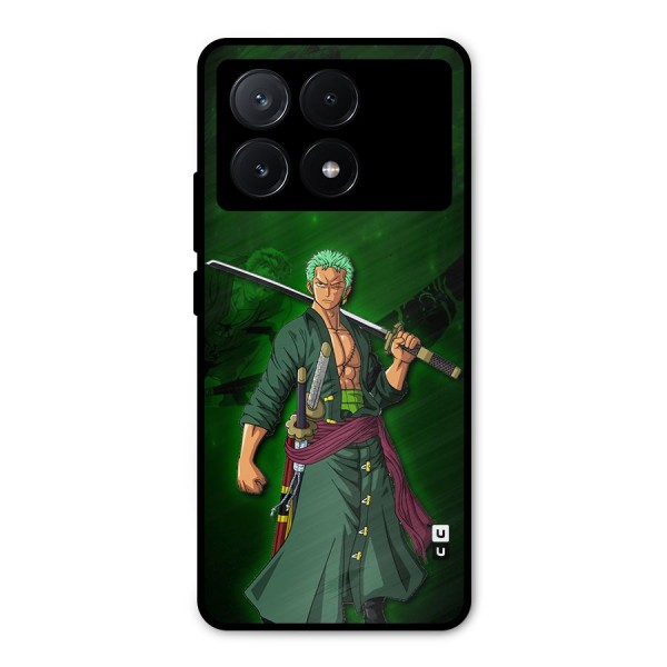 Zoro Ready Metal Back Case for Poco X6 Pro