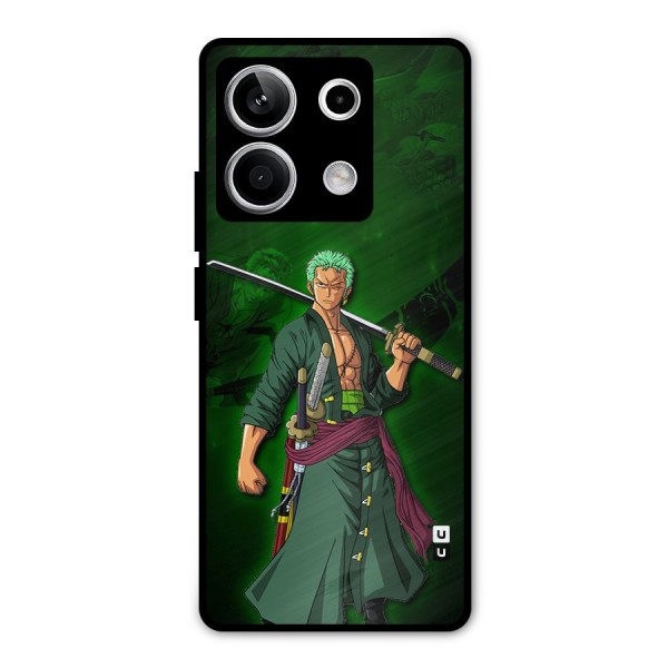 Zoro Ready Metal Back Case for Redmi Note 13 5G
