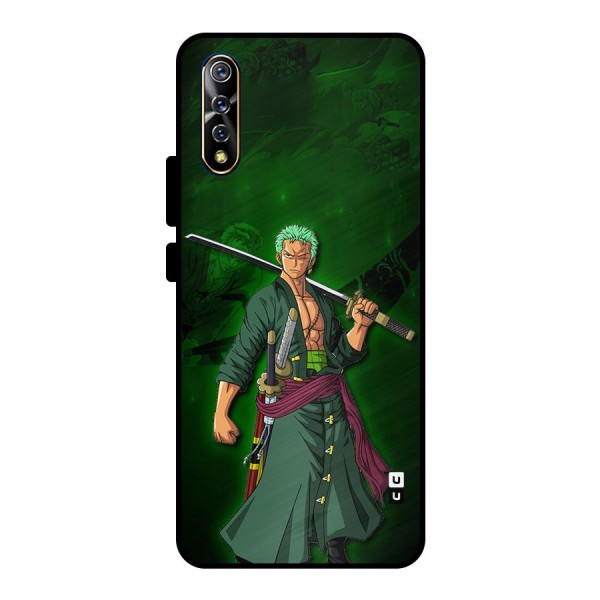 Zoro Ready Metal Back Case for Vivo S1