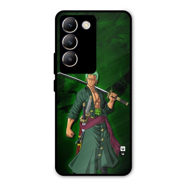 Zoro Ready Metal Back Case for Vivo Y200e