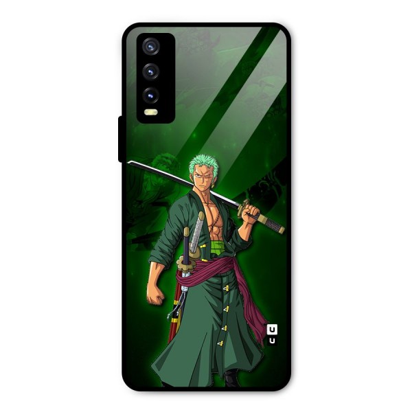 Zoro Ready Metal Back Case for Vivo Y20 2021