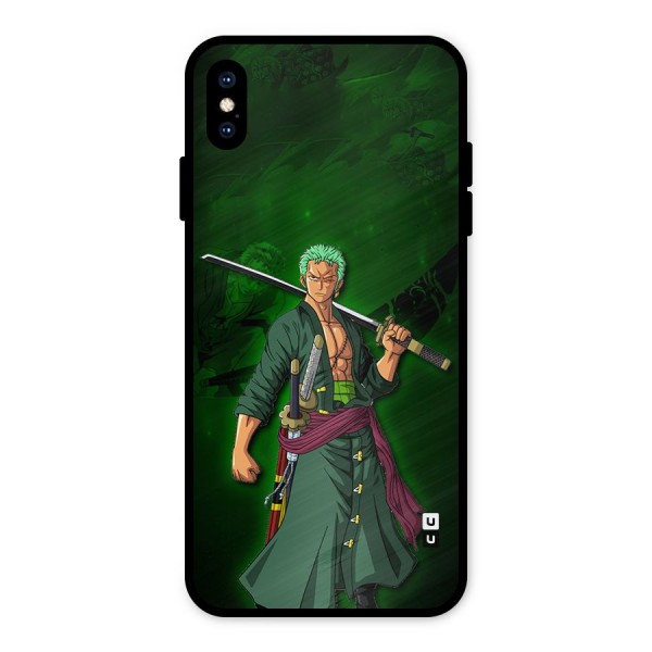 Zoro Ready Metal Back Case for iPhone XS Max