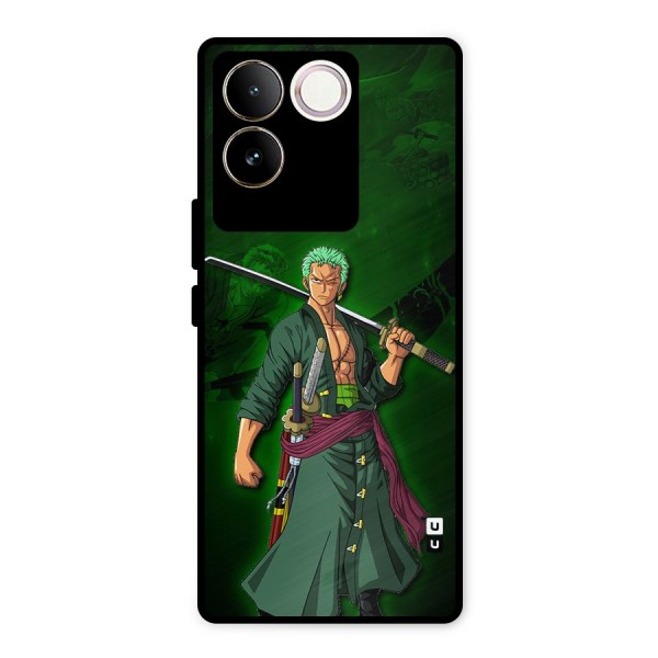 Zoro Ready Metal Back Case for iQOO Z7 Pro