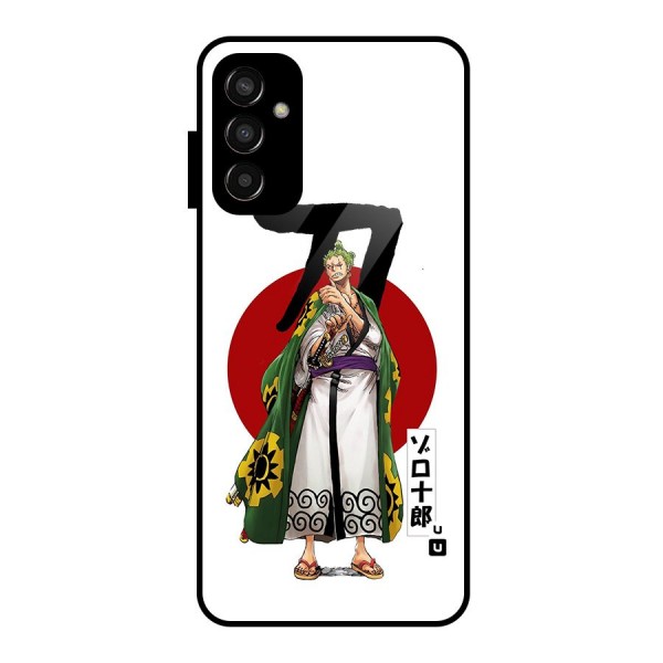 Zoro Stance Glass Back Case for Galaxy F13