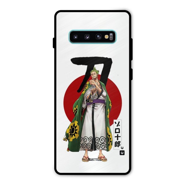 Zoro Stance Metal Back Case for Galaxy S10 Plus