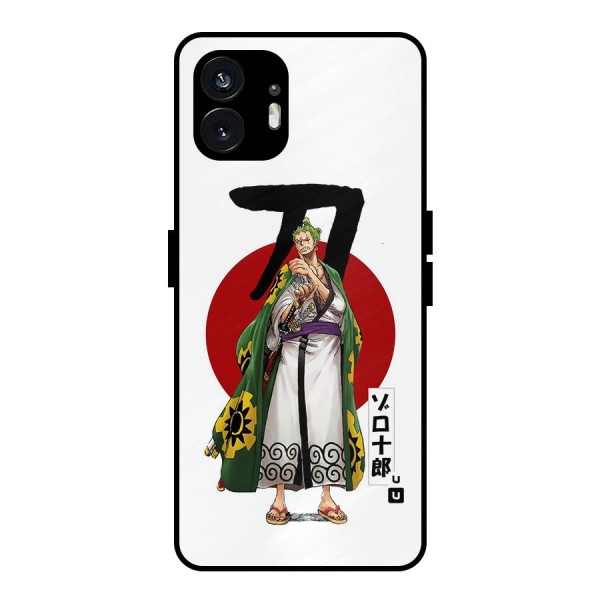 Zoro Stance Metal Back Case for Nothing Phone 2