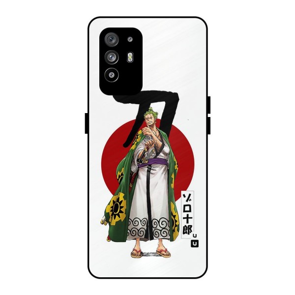 Zoro Stance Metal Back Case for Oppo F19 Pro Plus 5G