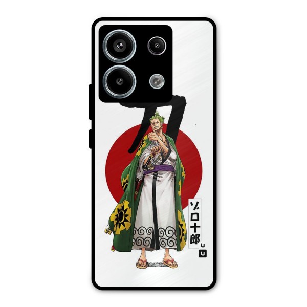 Zoro Stance Metal Back Case for Redmi Note 13 Pro 5G