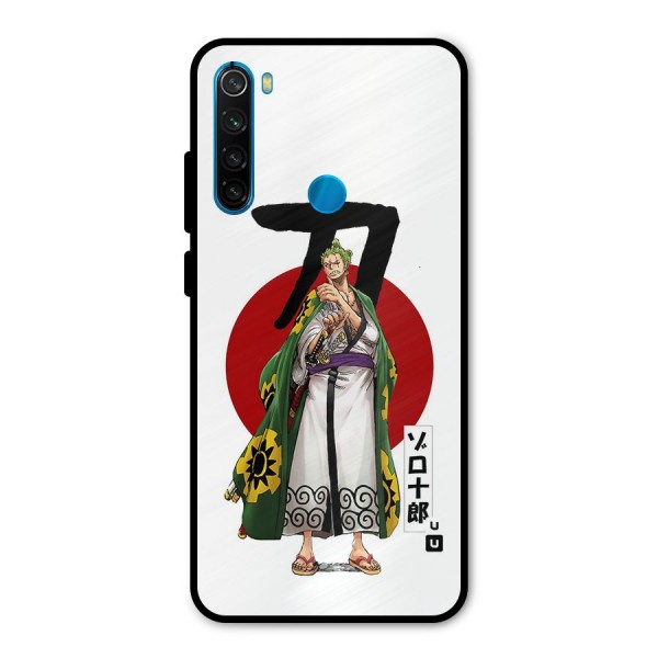 Zoro Stance Metal Back Case for Redmi Note 8