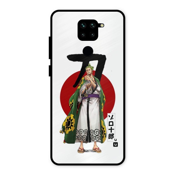 Zoro Stance Metal Back Case for Redmi Note 9