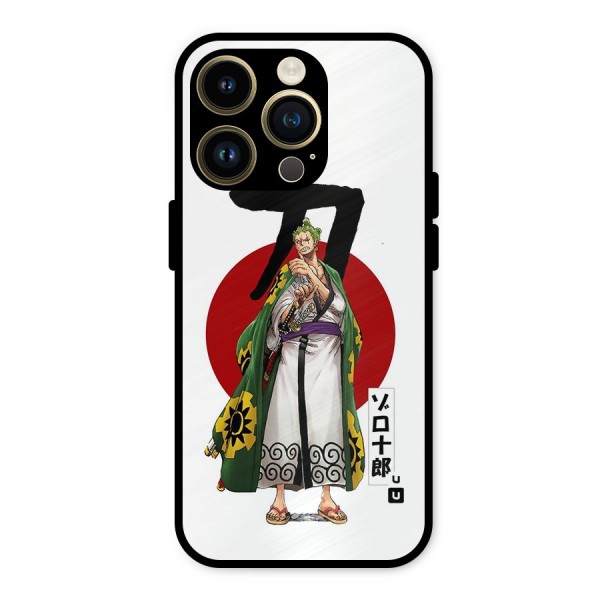 Zoro Stance Metal Back Case for iPhone 14 Pro