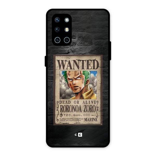 Zoro Wanted Metal Back Case for OnePlus 9R