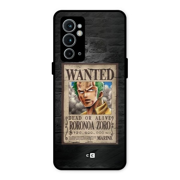 Zoro Wanted Metal Back Case for OnePlus 9RT 5G