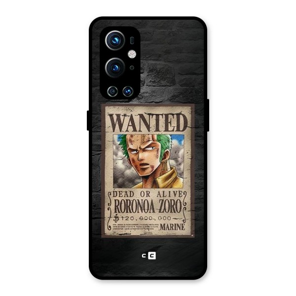 Zoro Wanted Metal Back Case for OnePlus 9 Pro