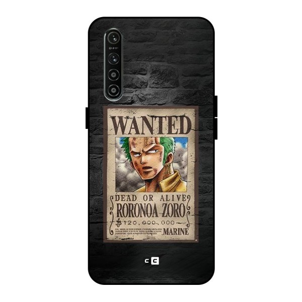 Zoro Wanted Metal Back Case for Realme XT