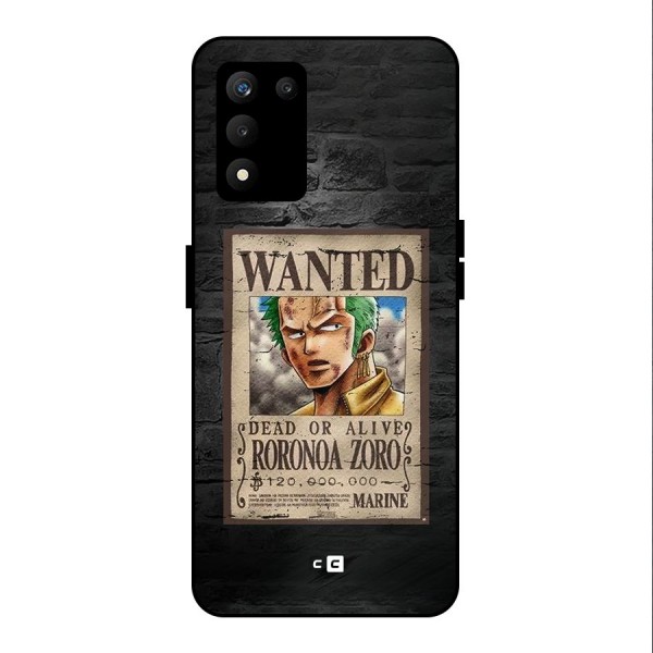 Zoro Wanted Metal Back Case for realme 9 5G SE
