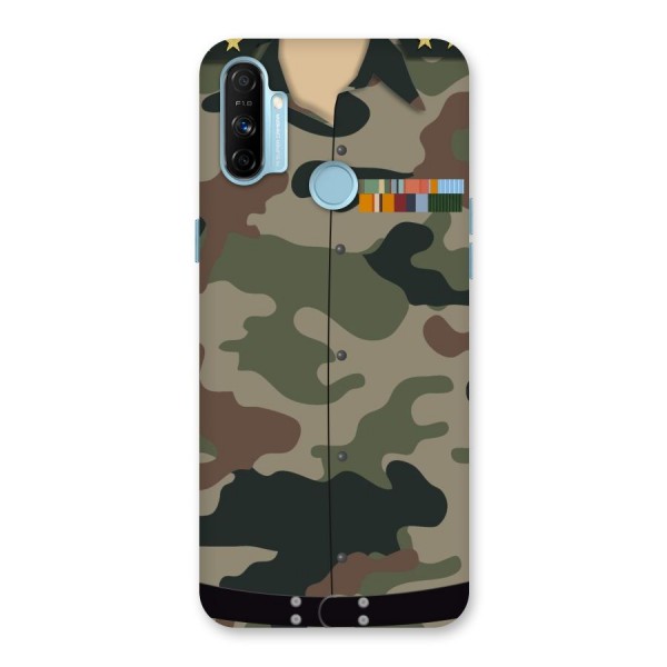 Army Uniform Back Case for Realme Narzo 20A