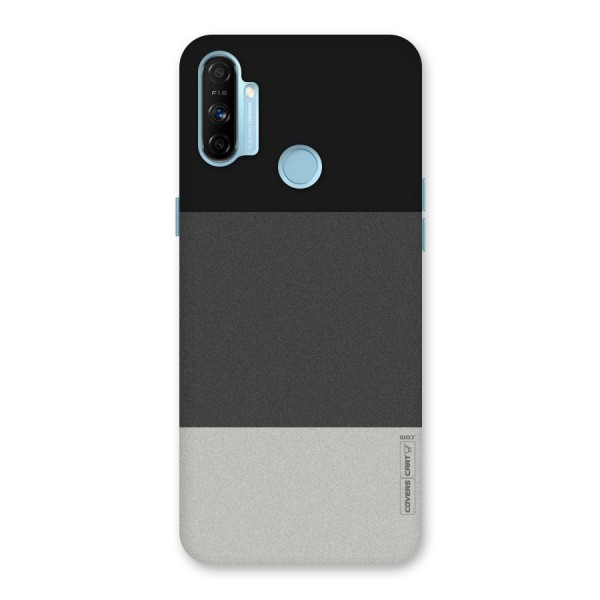 Pastel Black and Grey Back Case for Realme Narzo 20A
