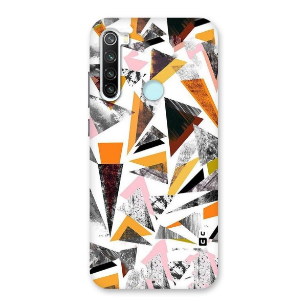 Abstract Sketchy Triangles Back Case for Redmi Note 8