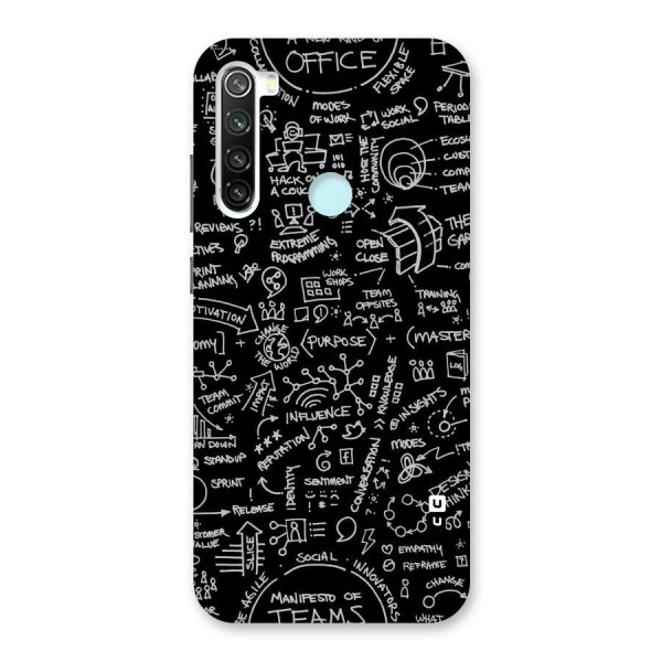Anatomy Pattern Back Case for Redmi Note 8