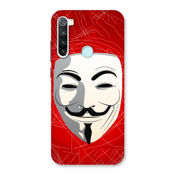Anonymous Mask Abstract  Back Case for Redmi Note 8