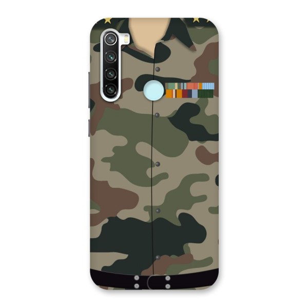 Army Uniform Back Case for Redmi Note 8