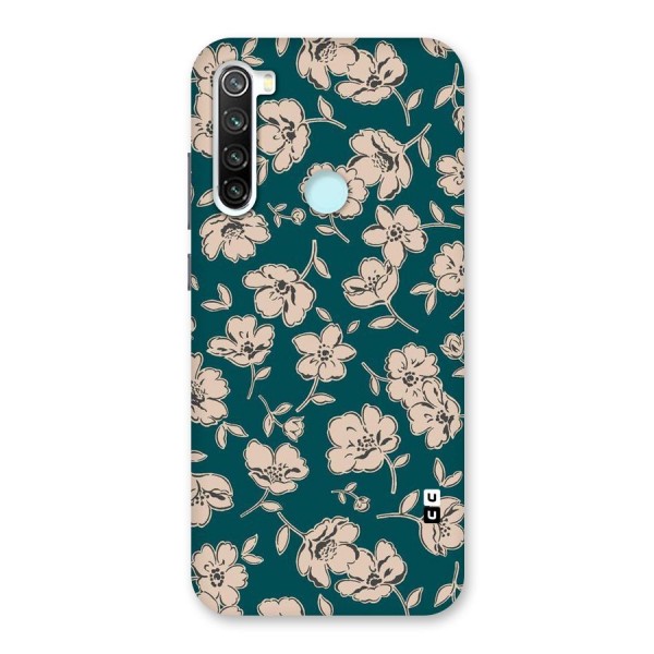 Beauty Green Bloom Back Case for Redmi Note 8