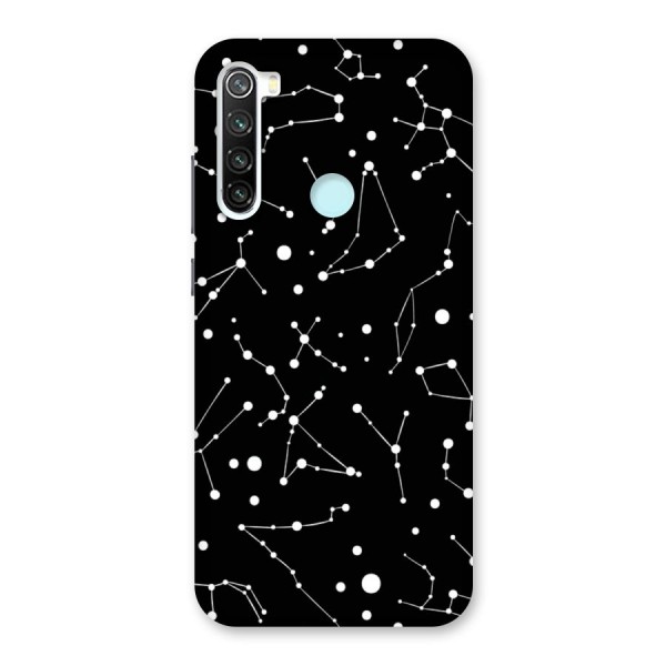 Black Constellation Pattern Back Case for Redmi Note 8