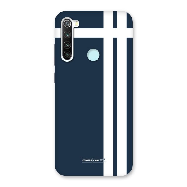 Blue and White Back Case for Redmi Note 8