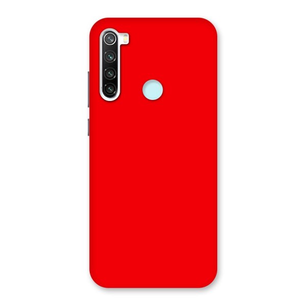 Bright Red Back Case for Redmi Note 8