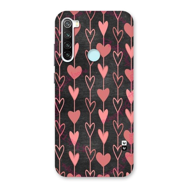 Chain Of Hearts Back Case for Redmi Note 8