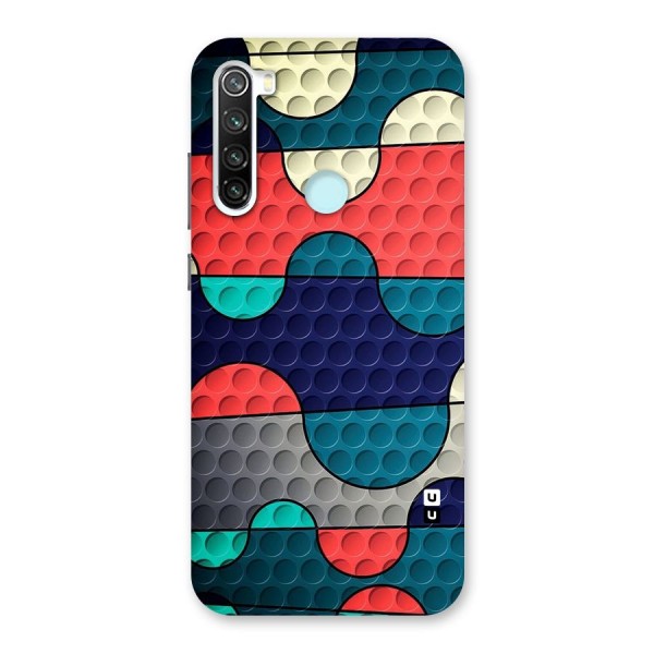 Colorful Puzzle Design Back Case for Redmi Note 8