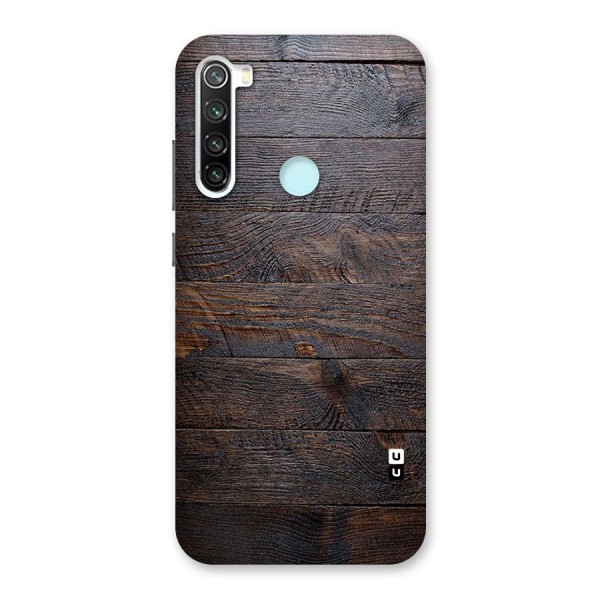 Dark Wood Printed Back Case for Redmi Note 8