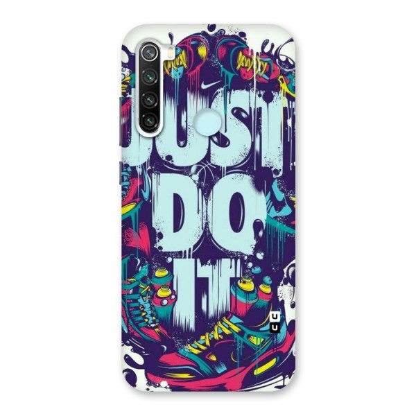 Do It Abstract Back Case for Redmi Note 8