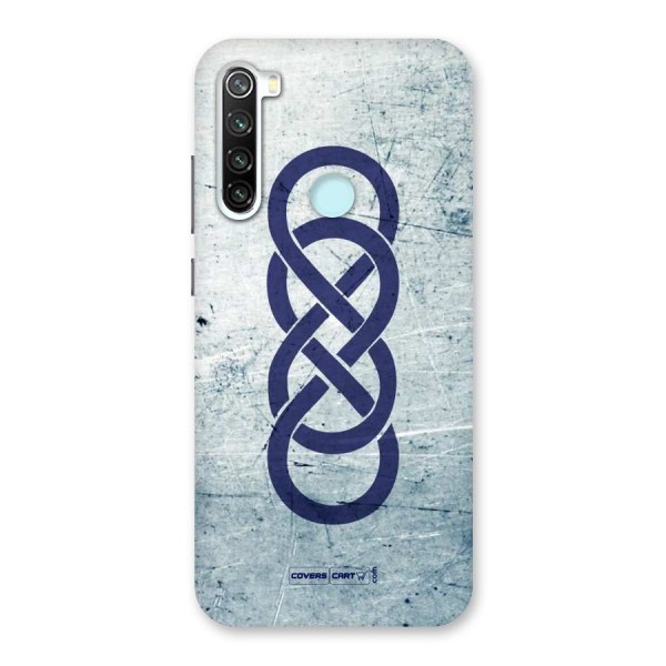 Double Infinity Rough Back Case for Redmi Note 8