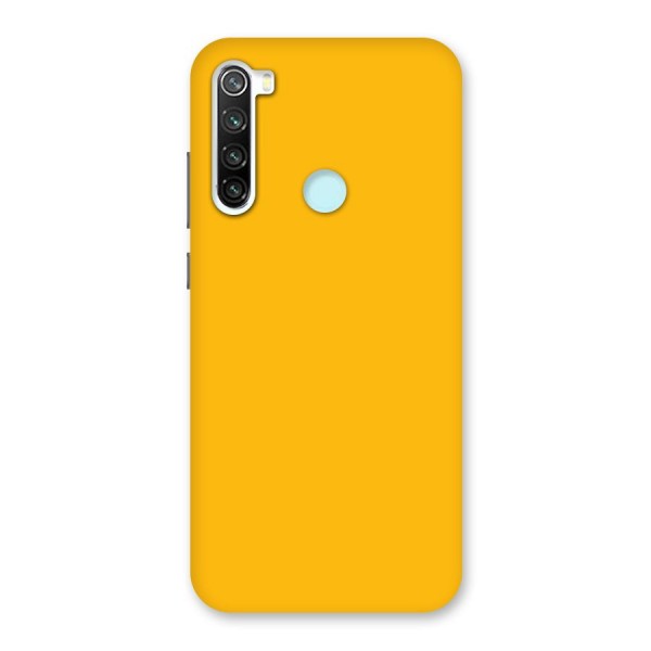 Gold Yellow Back Case for Redmi Note 8
