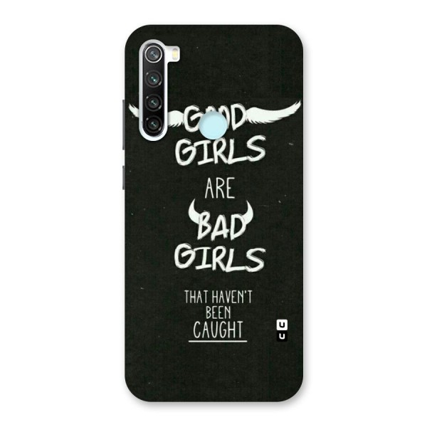 Good Bad Girls Back Case for Redmi Note 8