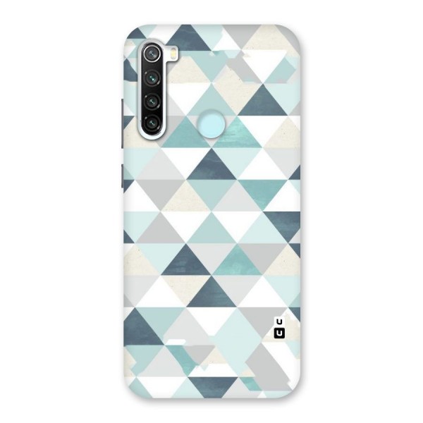 Green And Grey Pattern Back Case for Redmi Note 8