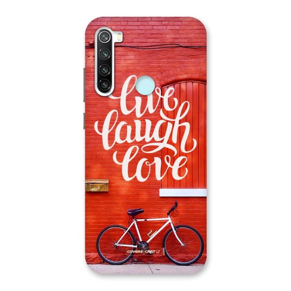 Live Laugh Love Back Case for Redmi Note 8