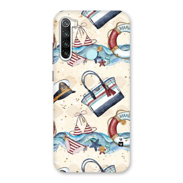 Marine Bag Design Back Case for Redmi Note 8