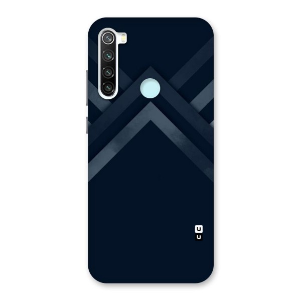 Navy Blue Arrow Back Case for Redmi Note 8